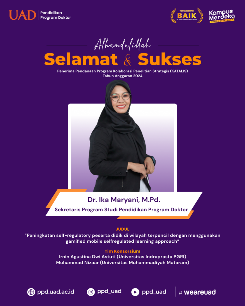 Selamat dan Sukses kepada Ketua dan Sekretaris Program Studi Pendidikan ...